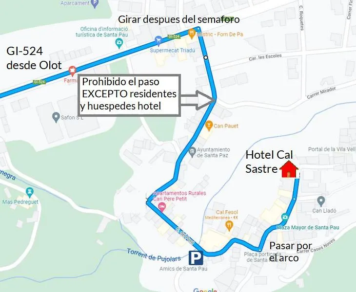 Hotel Cal Sastre Santa Pau